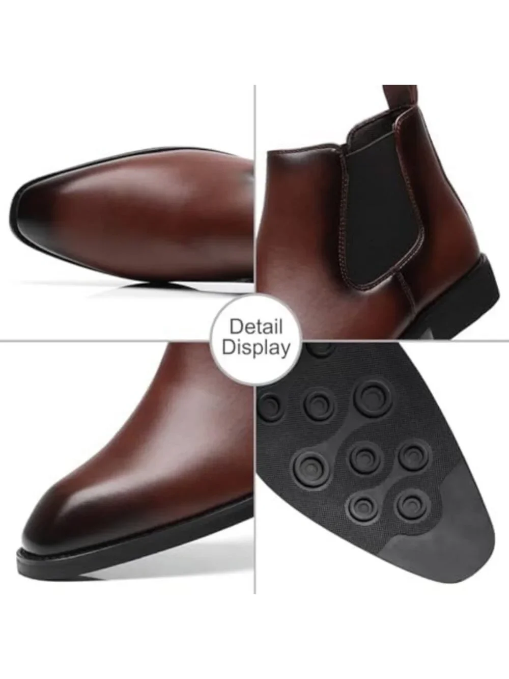 Stylish Men's Chelsea Boots | Classic Leather Ankle Shoes for Business & Casual